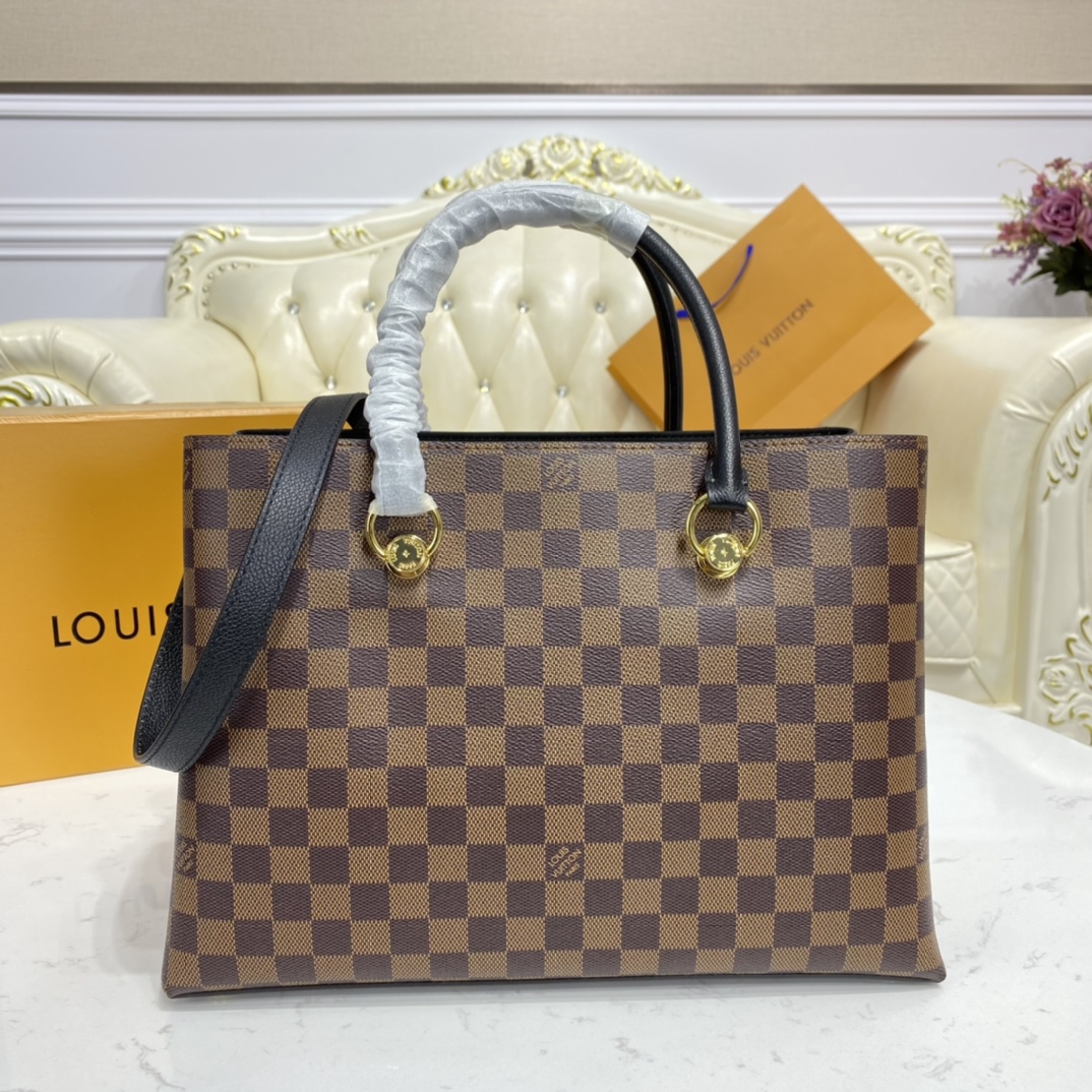 Louis Vuitton LV RIVERSIDE Tote Handbag Damier Ebene N40050 